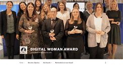 Desktop Screenshot of digitalwomanaward.com