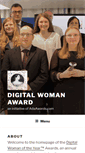 Mobile Screenshot of digitalwomanaward.com